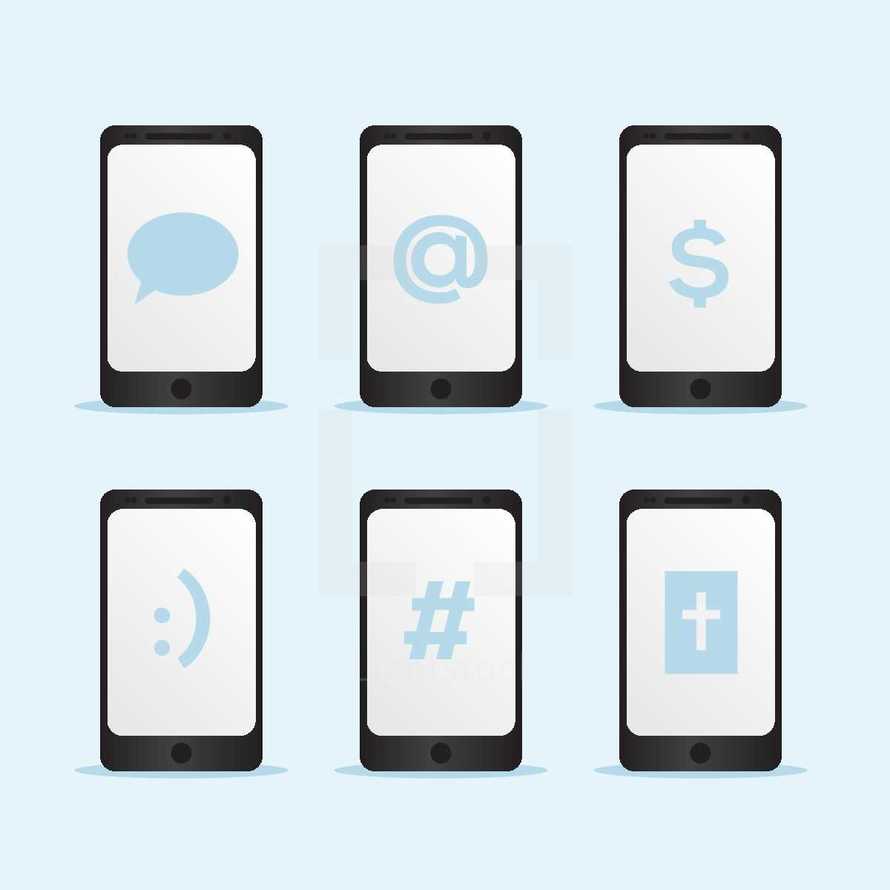 symbols on cellphones 