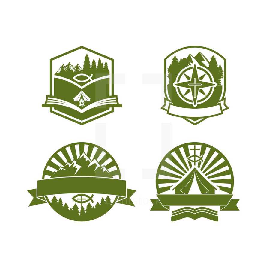 church camp badges 
