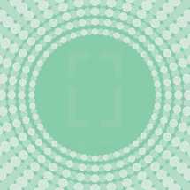 abstract green and white border