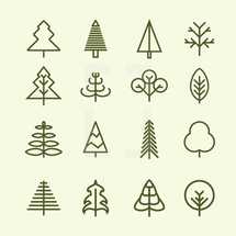 tree icons 