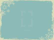 Christmas background with snowflake border.