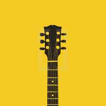 guitar neck illustration.