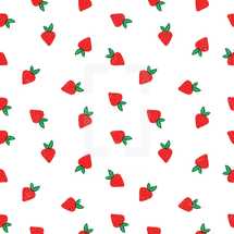 strawberry pattern background 