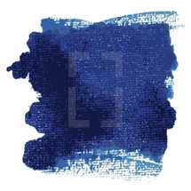blue texture paint splotch 