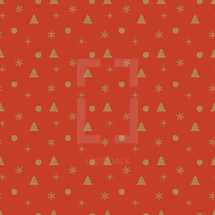 Christmas red and gold pattern 