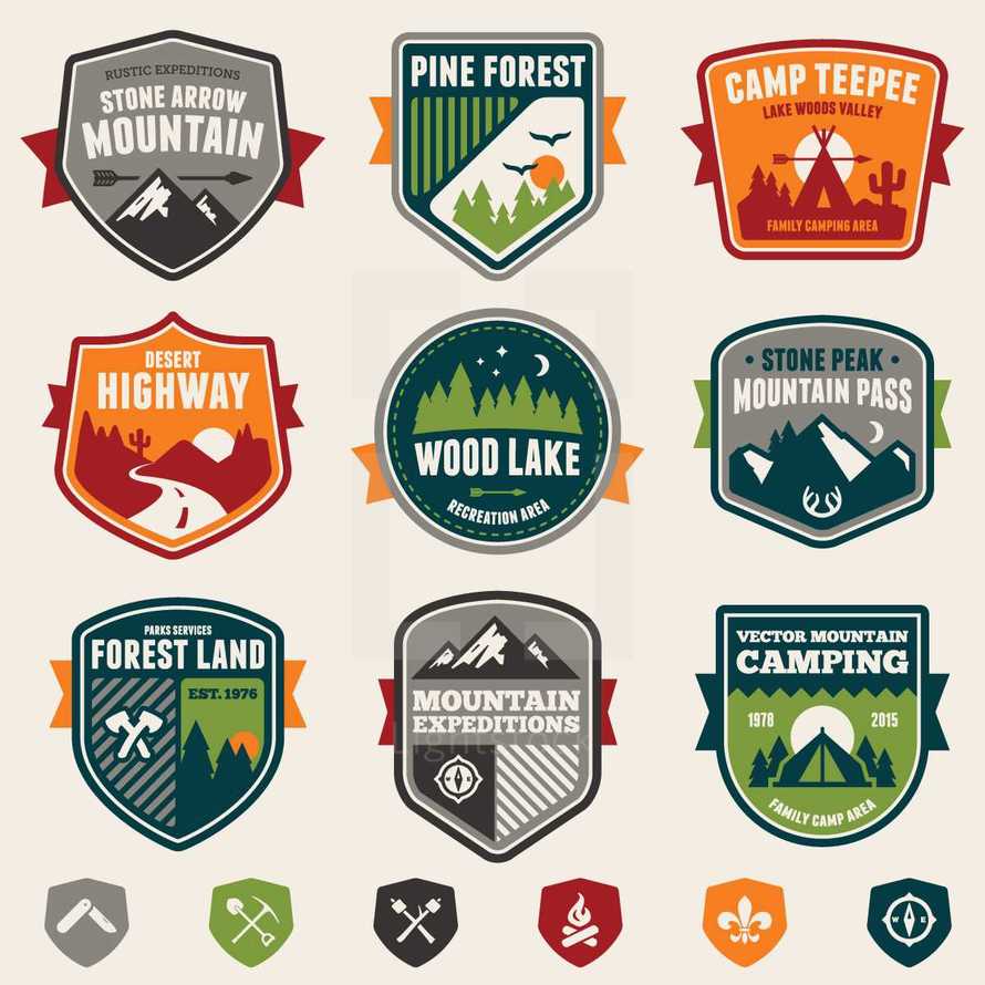 Woods badges