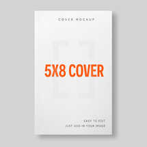 Book Cover Mockup (5x8) Softbound