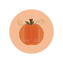 pumpkin badge 