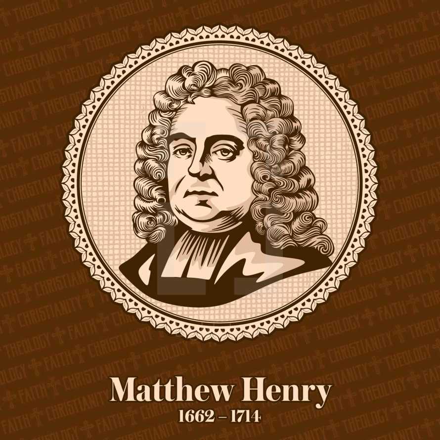 Matthew Henry (1662-1714) was a nonconformist minister and author, born in Wales. He is best known for the six-volume biblical commentary Exposition of the Old and New Testaments.