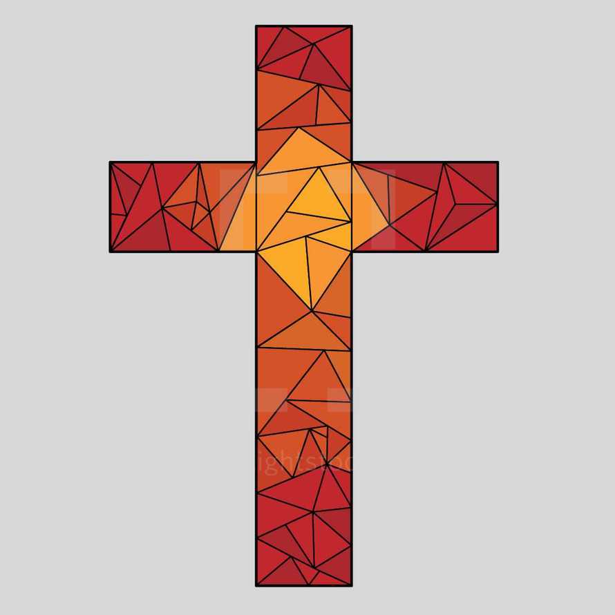 geometric cross 