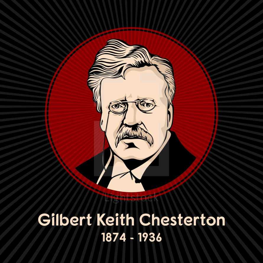 Gilbert Keith Chesterton (1874 - 1936) was an English writer, philosopher, lay theologian, and literary and art critic.