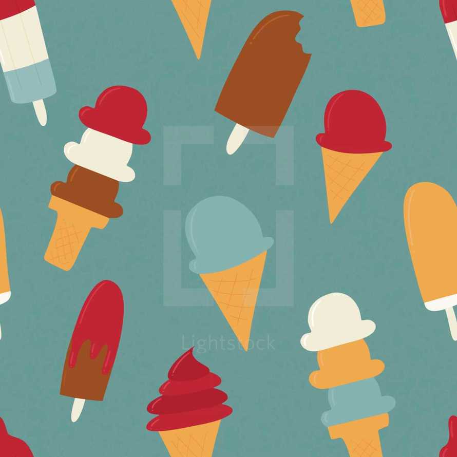 ice cream background 