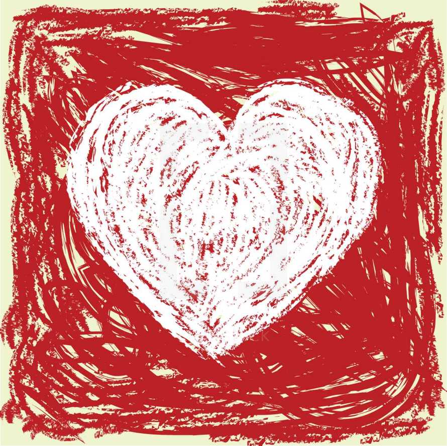 heart drawing coloring 