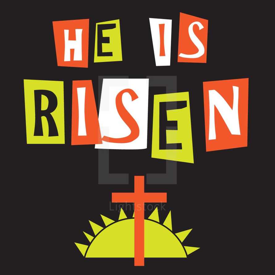 Modern Easter illustration.