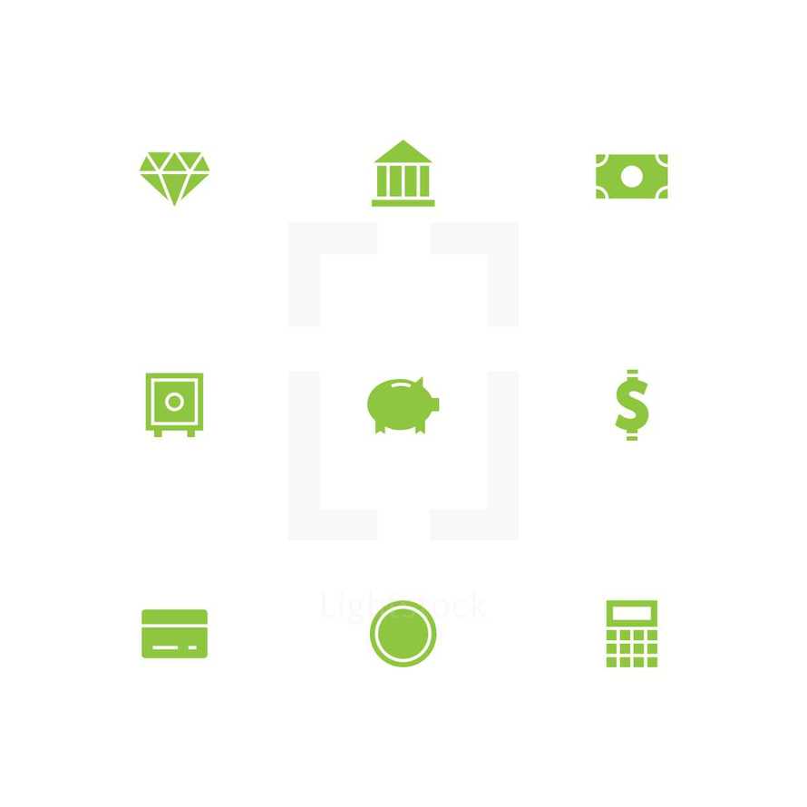 finance icons 