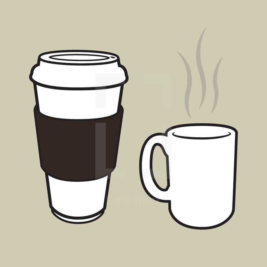 coffee cup and mug 