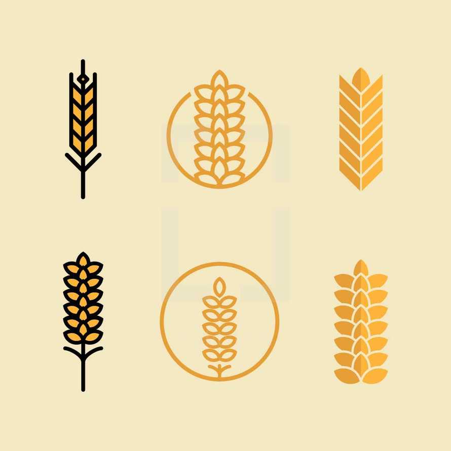 wheat icons 