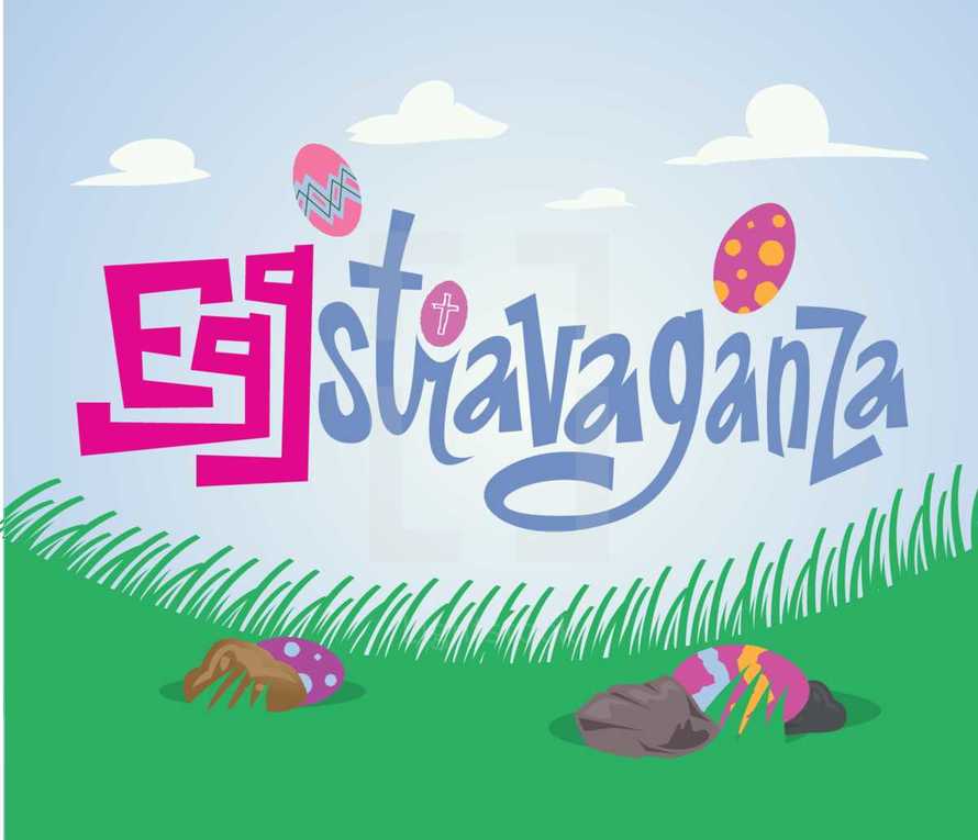 An Easter themed event graphic for your children's ministry