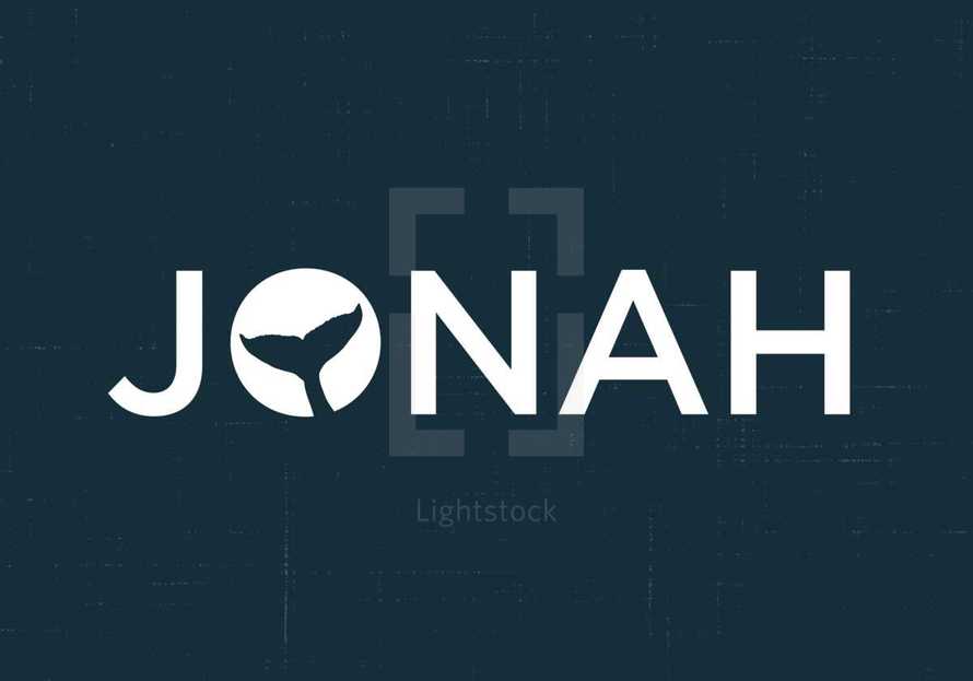 Jonah logo with whale tail icon