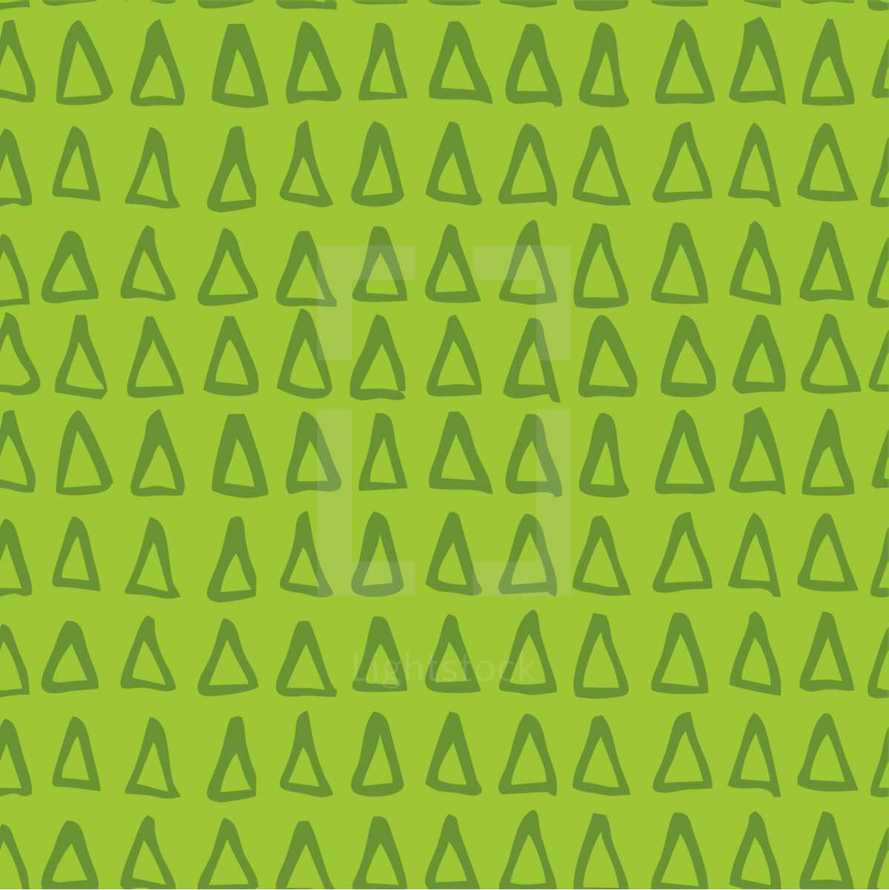 green triangle pattern 