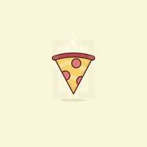 pizza slice icon.