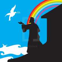 Noah and rainbow 