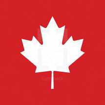 maple leaf Canadian flag 
