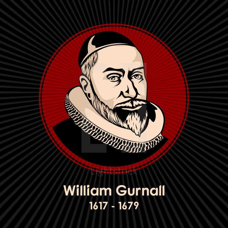 William Gurnall (1617 - 1679) Rector of Lavenham, in Suffolk. He was a Puritan divine of the seventeenth century, and that he wrote a well known book of practical divinity "The Christian in Complete Armour"