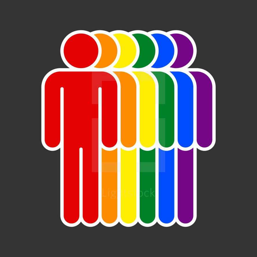 rainbow people 
