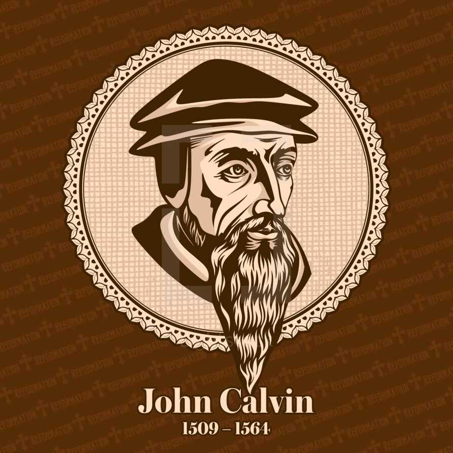 John Calvin (1509 – 1564) was a French theologian, pastor and reformer in Geneva during the Protestant Reformation. Christian figure.