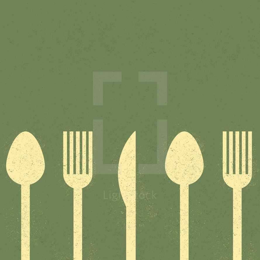 fork and spoon 