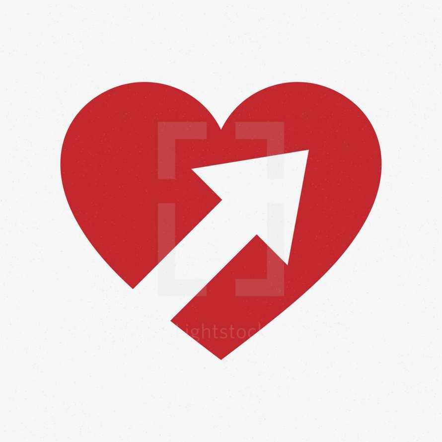 heart increase icon