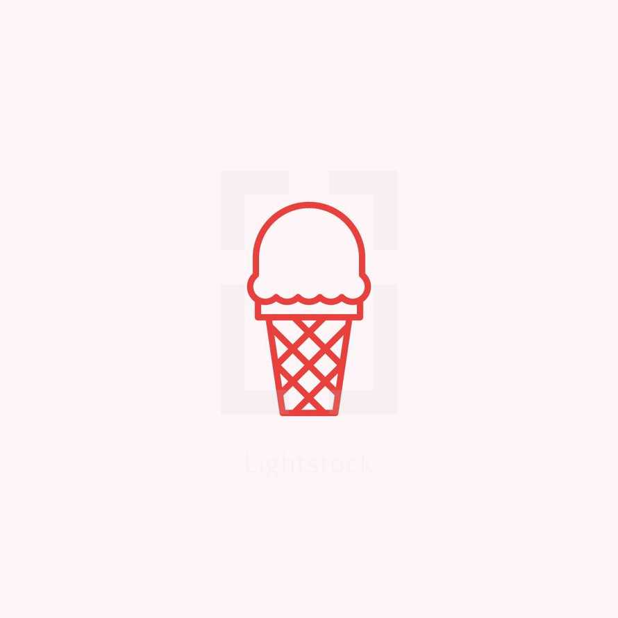 ice cream cone icon