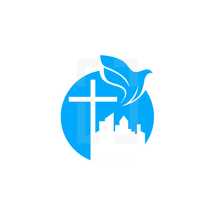 blue city church logo