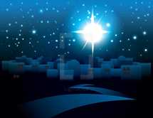 starry night over Bethlehem 
