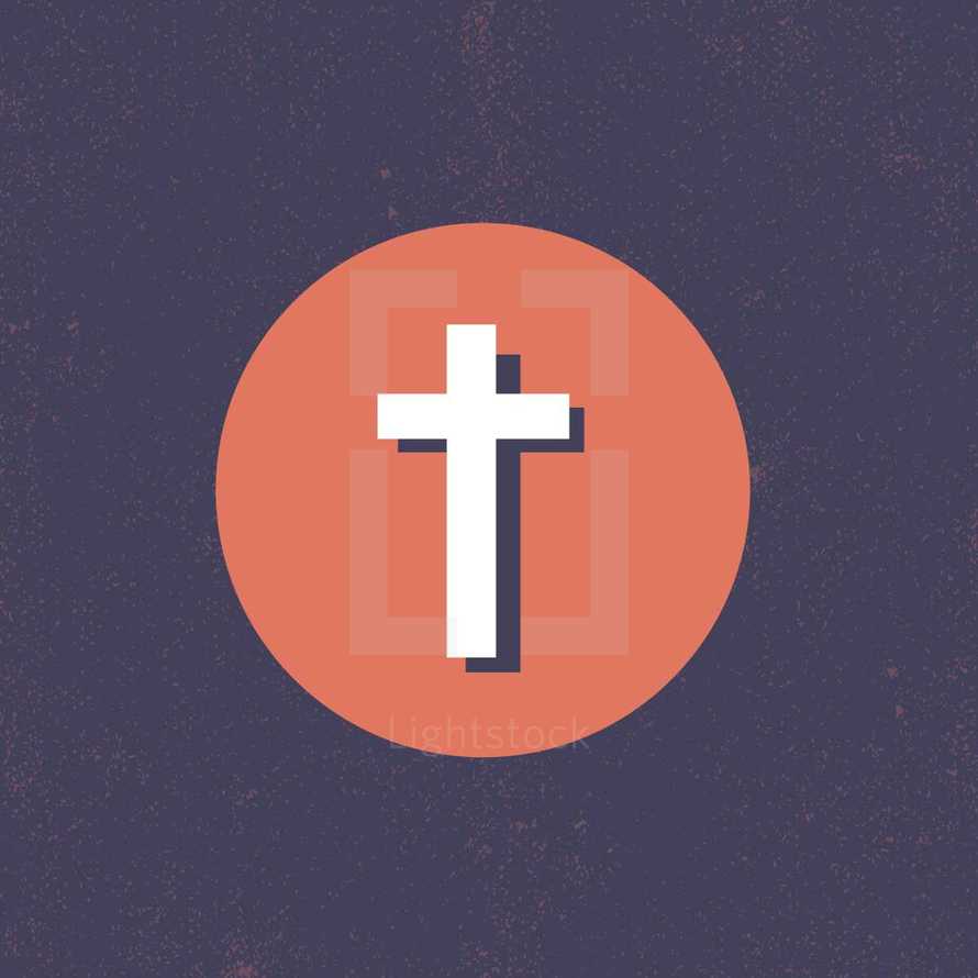cross in red circle 