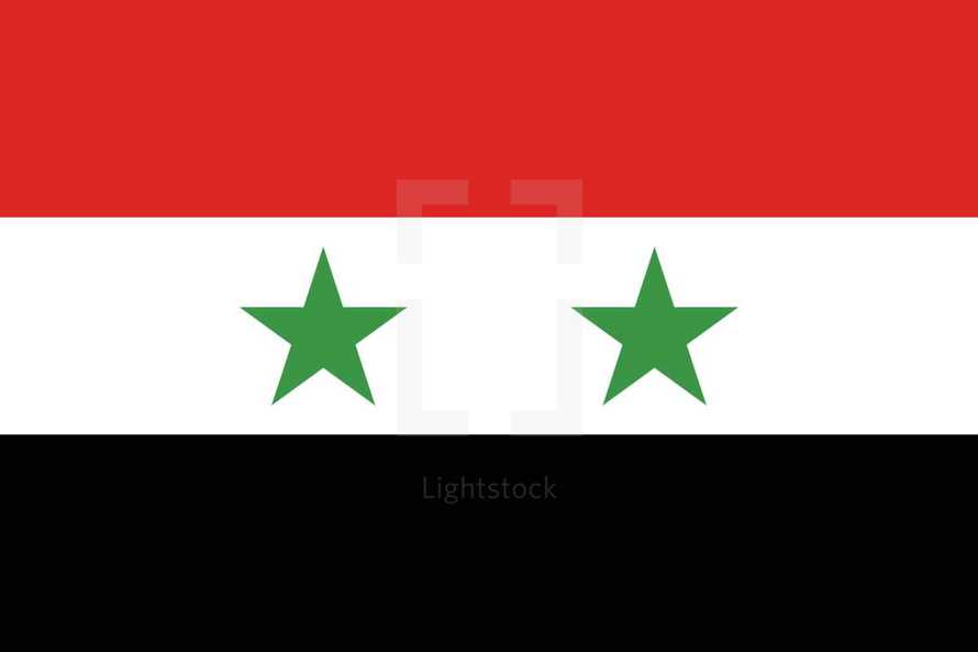 Flag of Syria 