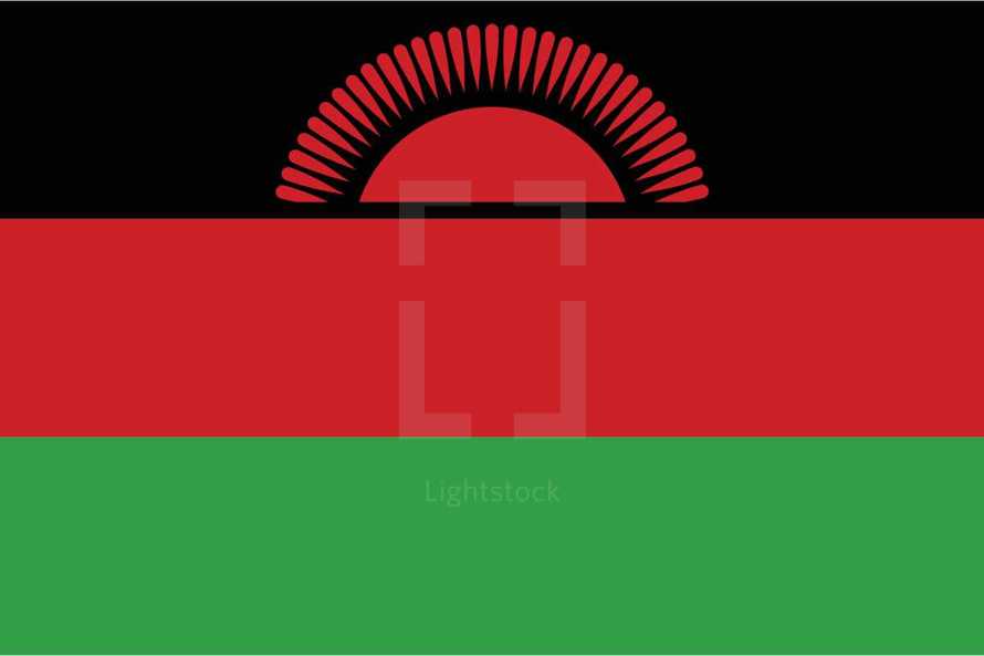 flags of Malawi 