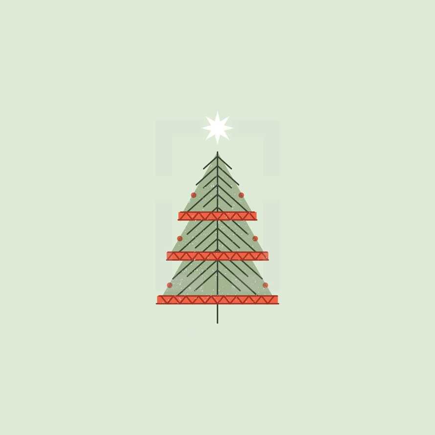 Christmas tree icon