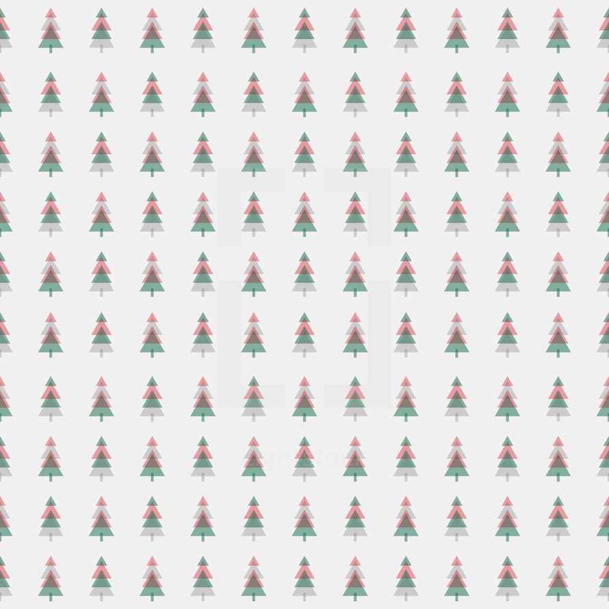 Christmas tree pattern background 