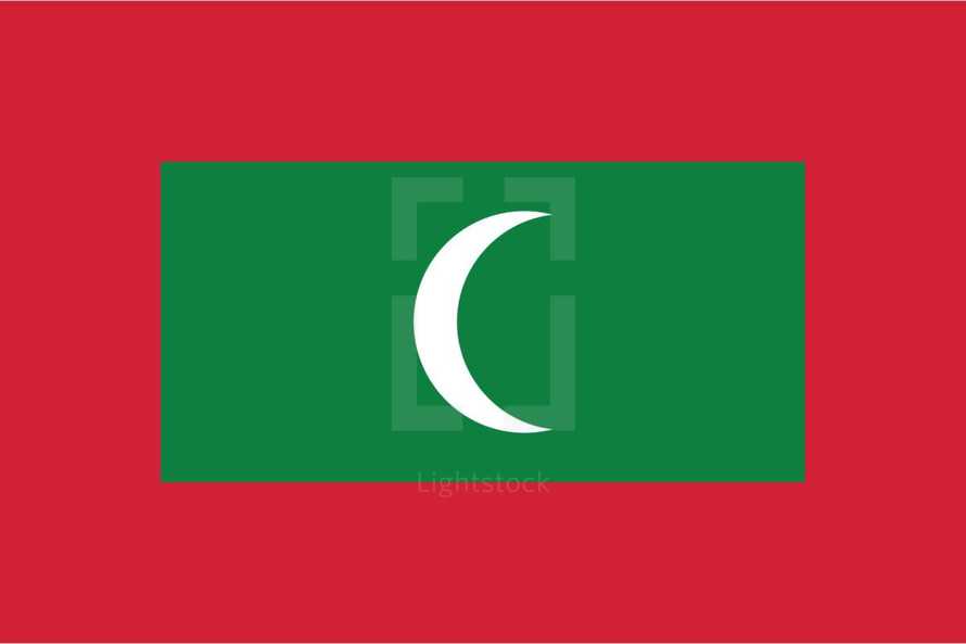 flag of Maldives 