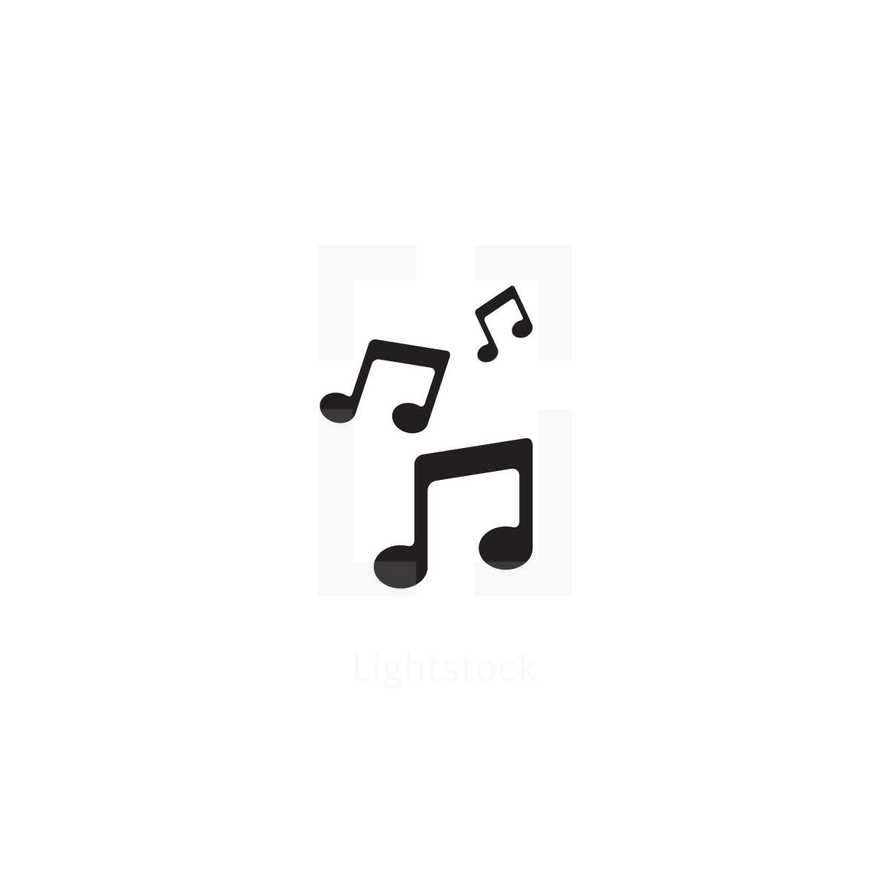 music notes icon.
