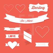 Be Mine, Valentines, darling, Valentines day, words, lettering, border, heart, love 