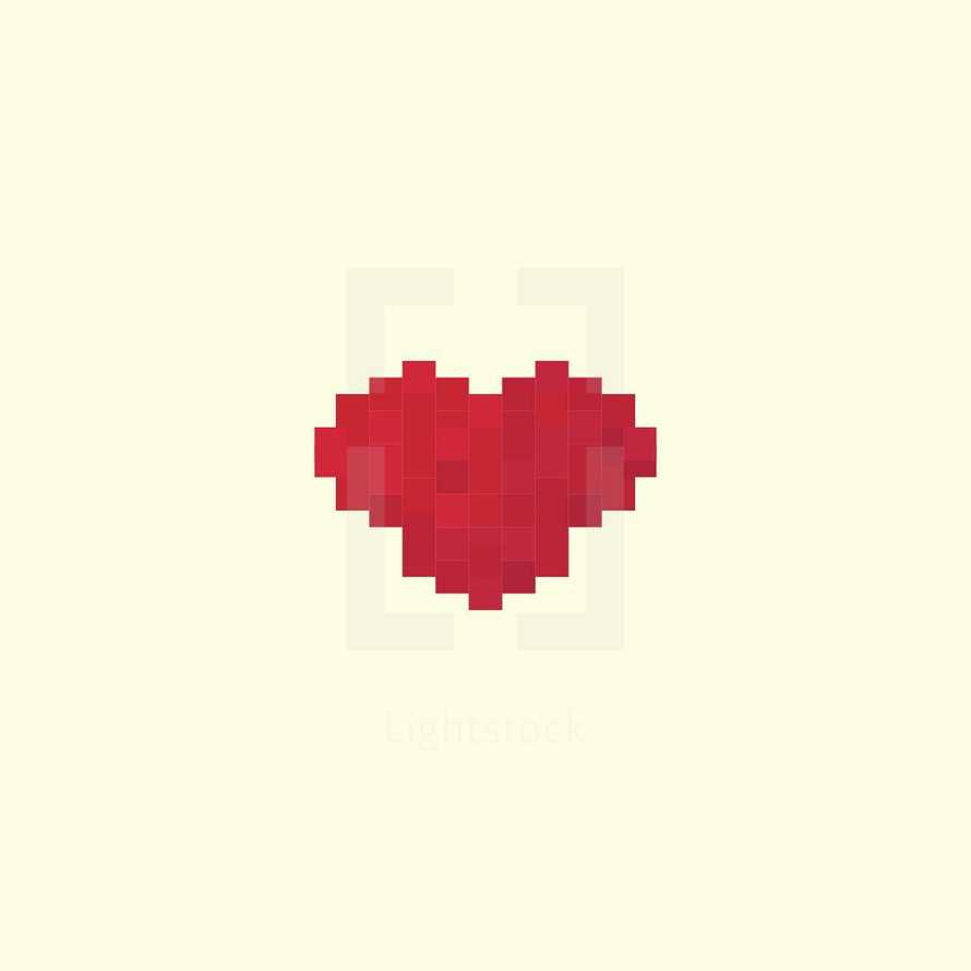 pixel heart 