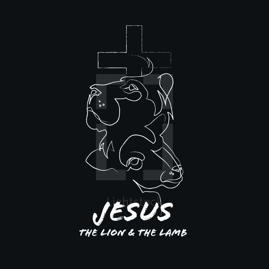 Jesus the lion and the lamb 