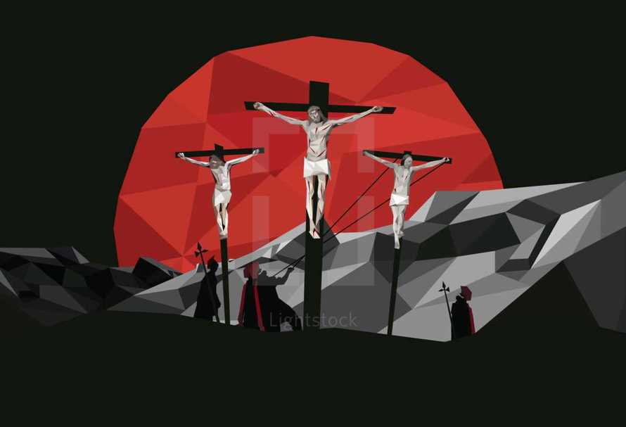 The Crucifixion illustration 