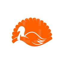 orange turkey icon