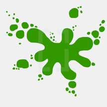 green splatter 