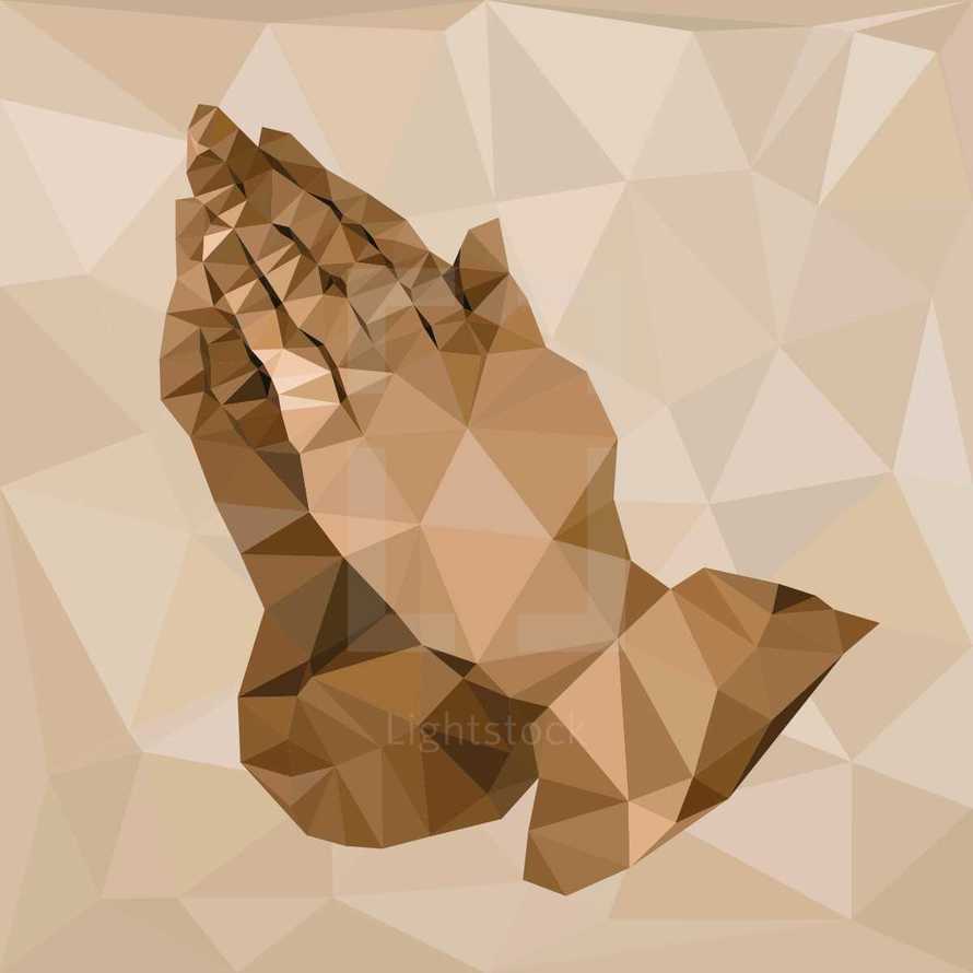 praying hands background
