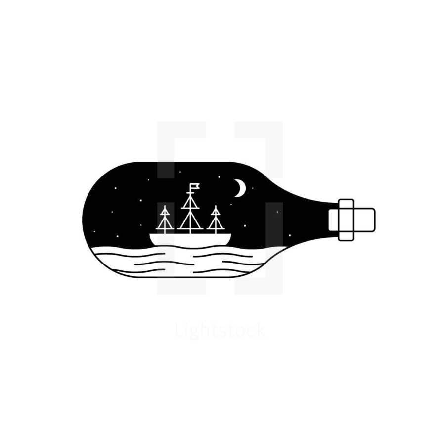 ship in a bottle 